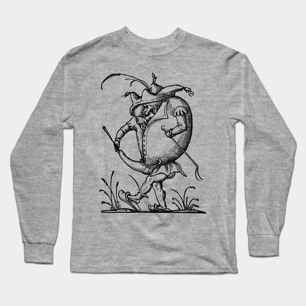 Grotesque #52 The Drolatic Dreams of Pantagruel (1565) Long Sleeve T-Shirt by n23tees